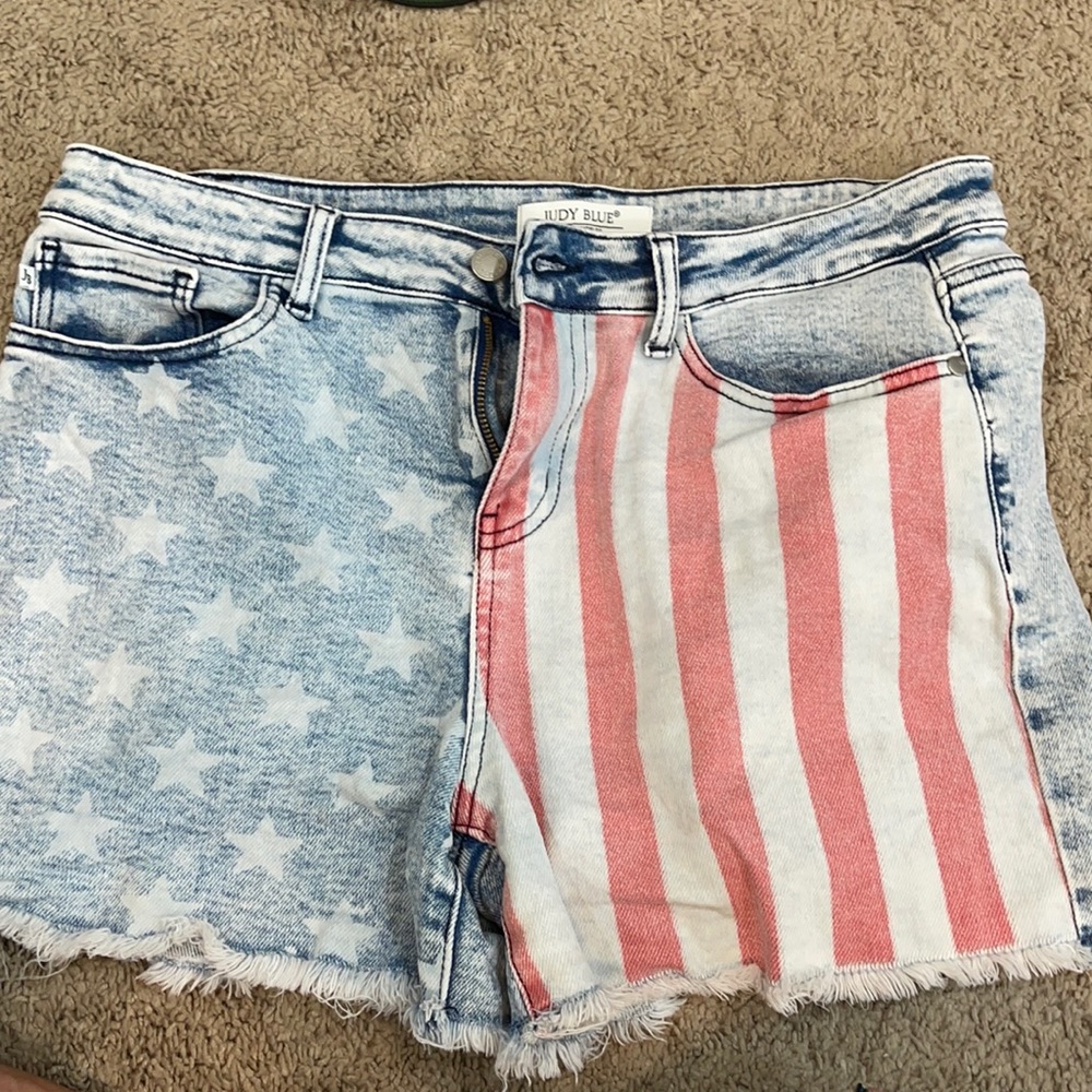 Judy Blue XL flag shorts!!!! Only worn once